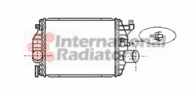 VAN WEZEL 30004357 -  Интеркулер